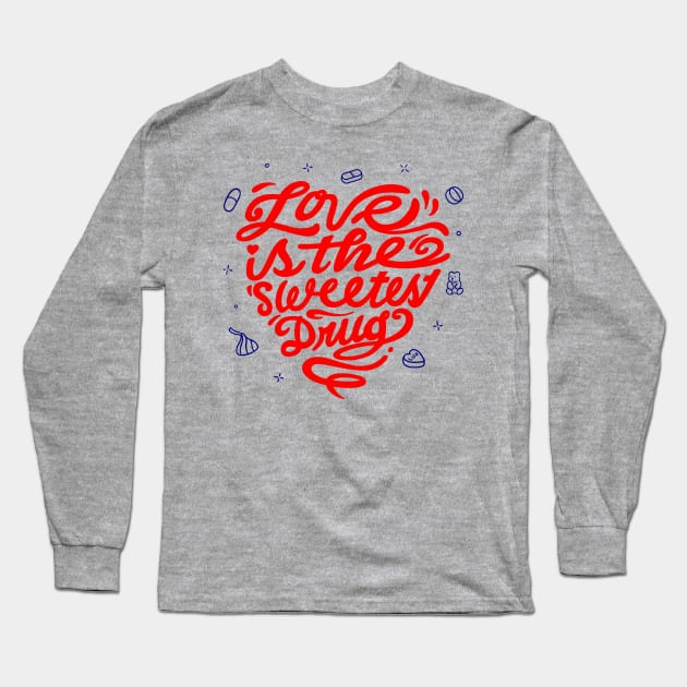 Love is sweet Long Sleeve T-Shirt by Moe Tees